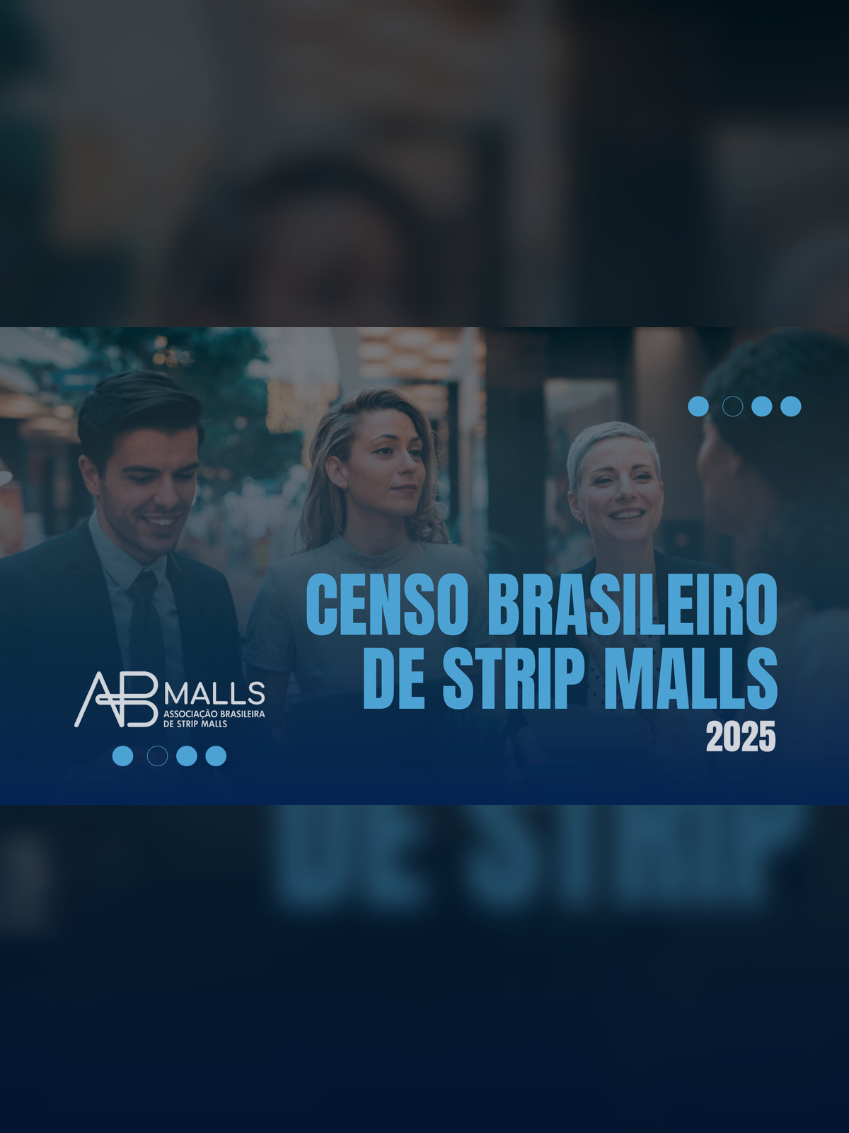 Capa de Censo Brasileiro de Strip Malls 2025